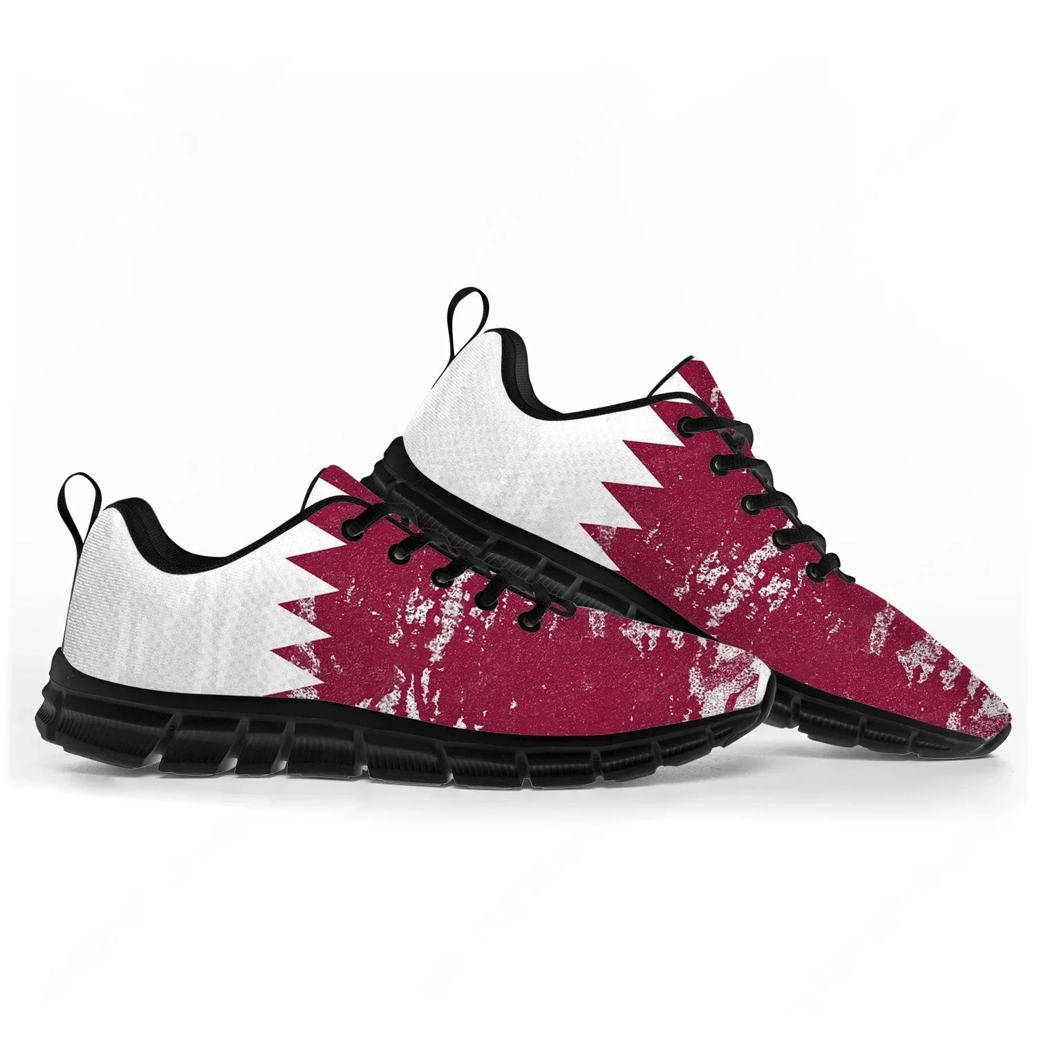 Men Shoes Qatar - カタール国旗スポーツシューズメンズレディースティーンエイジャースニーカーカタールカジュアルカスタム高品質カップルシューズ