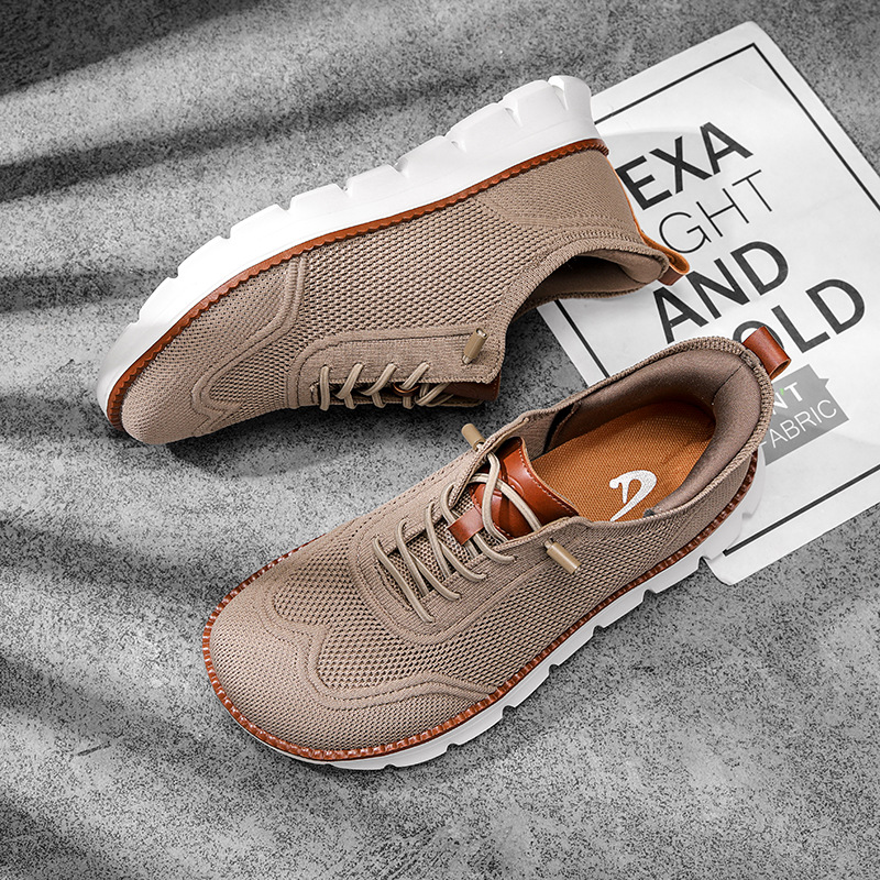 Men'S Shoes Daily Use - スタイリッシュなメンズワイドボックスシューズ、ベアフットシューズ、カジュアルメッシュブローグスニーカー、ミニマリスト、ゼロドロップ、夏のファッション、通気性のあるメンズスニーカー
