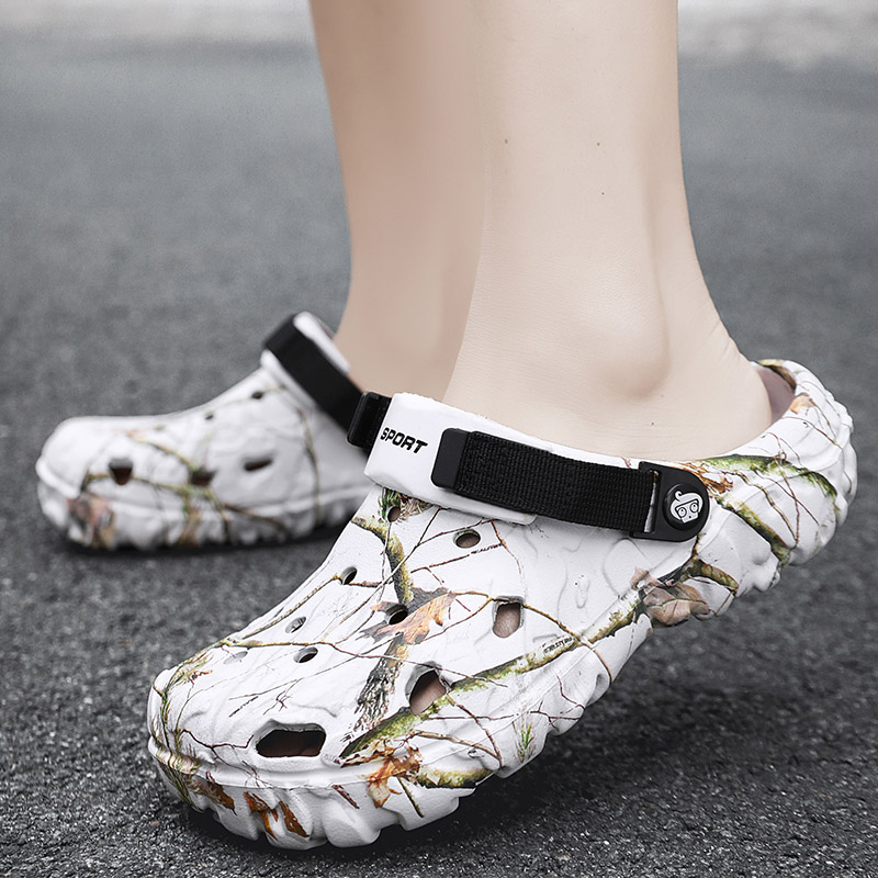 Men Shoes Size 46 - 夏の女性と男性の下駄スリッパクラシックカップルのガーデンシューズ男性ファッションカジュアルサンダルレジャースライドビッグサイズ 46 47