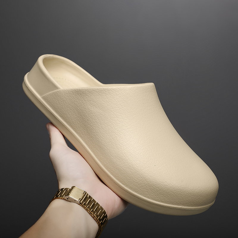男性スリッパ防水アンチスキッドシェフシューズ通気性スリップオ - Men'S Shoes Daily Use のレビューと価格