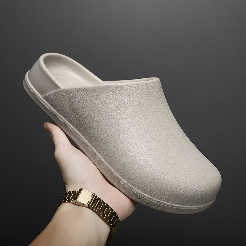 男性スリッパ防水アンチスキッドシェフシューズ通気性スリップオ - Men'S Shoes Daily Use のレビューと価格