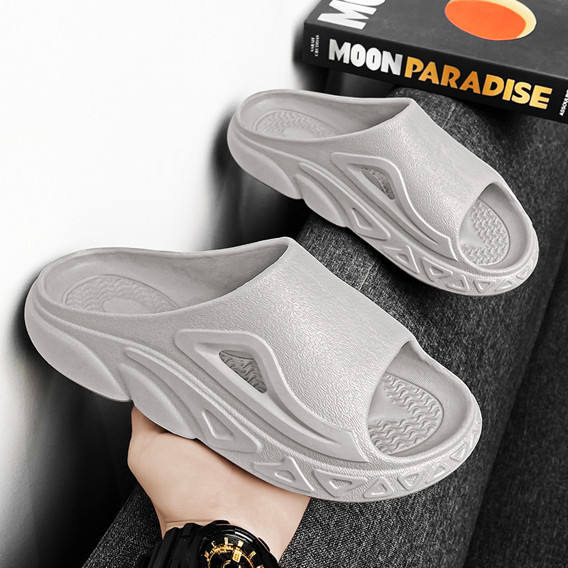 Y2K 2026 新韓国風グレー スリッパ ユニセックス ト - Men Shoes 2026 のレビューと価格
