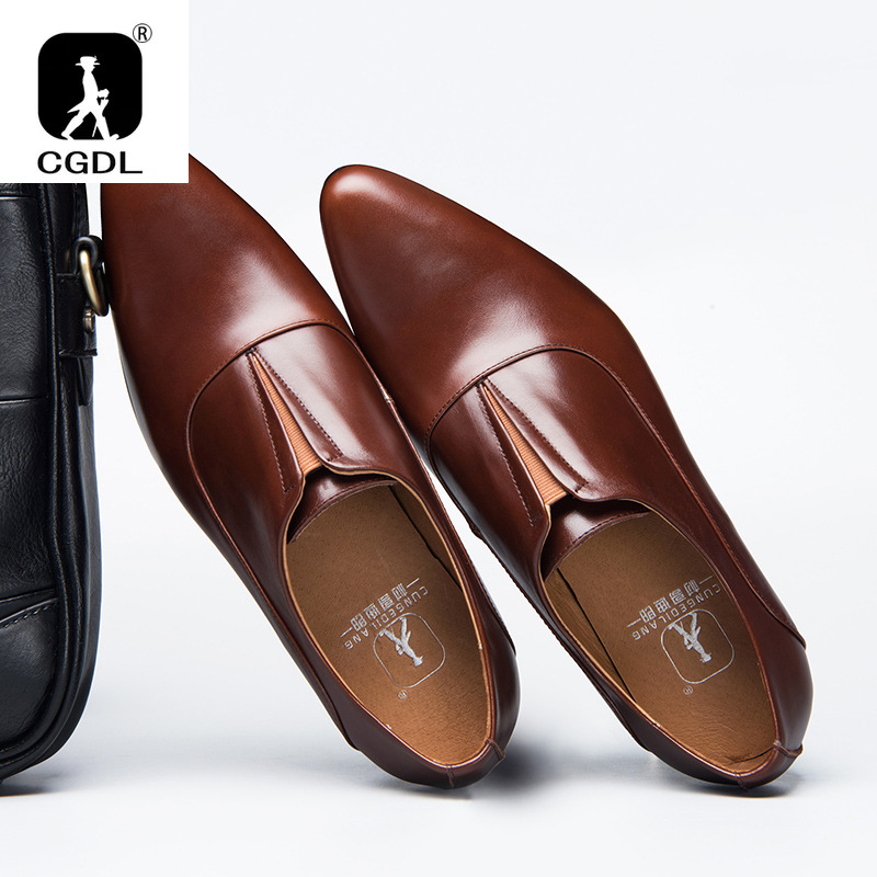 ハイヒール,手作り,茶色,黒の本革メンズシューズ - Men Shoes Louboutin のレビューと価格