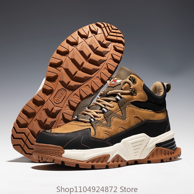 冬用暖かいウールコットンシューズ メンズスノーブーツ ファー - Men'S Shoes Daily Use のレビューと価格