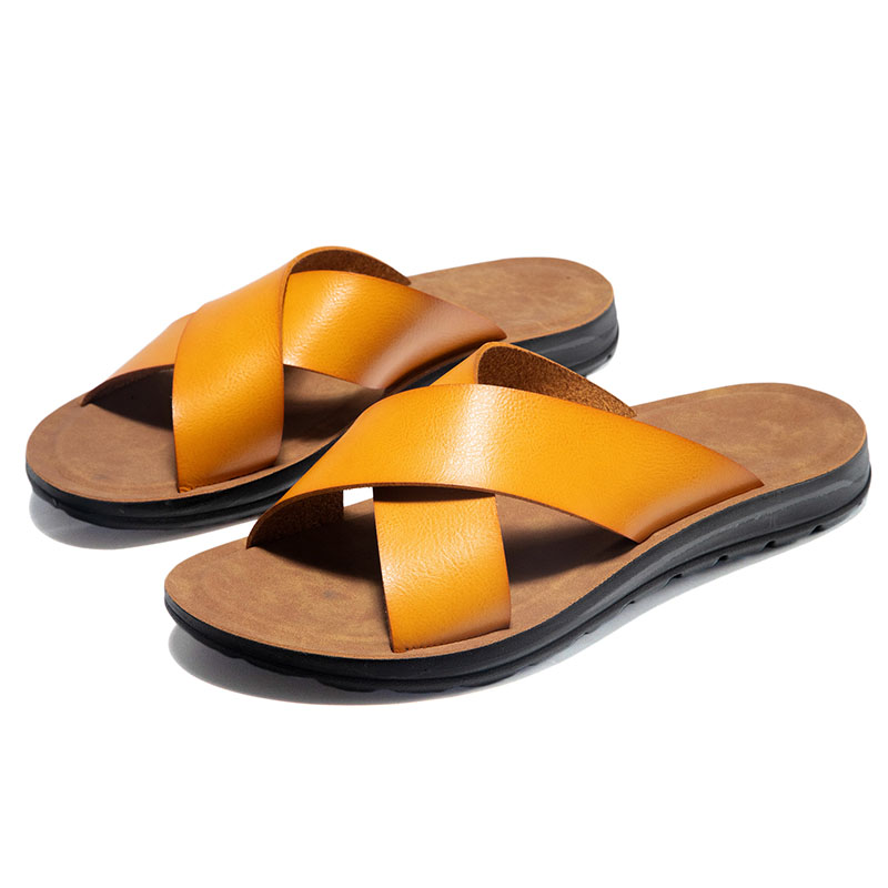 イタリア製PUレザー スリッパ メンズ 夏用 室内/屋外 ホ - Men Shoes Louboutin のレビューと価格