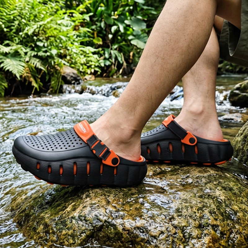 コンフォートプラットフォームミックスカラーブランドクロッグメ - Men Shoes Brand のレビューと価格