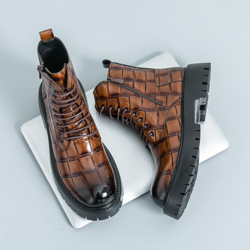 夏のメンズファッションチェルシーブーツブラックブラウンアメリ - Men Shoes Brand のレビューと価格