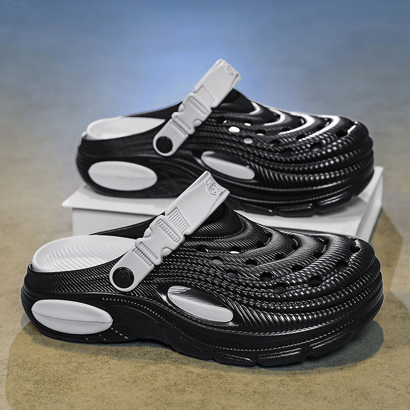 メンズ 5 センチメートル厚底クロッグスリッパソフト滑り止め - Men'S Shoes Daily Use のレビューと価格