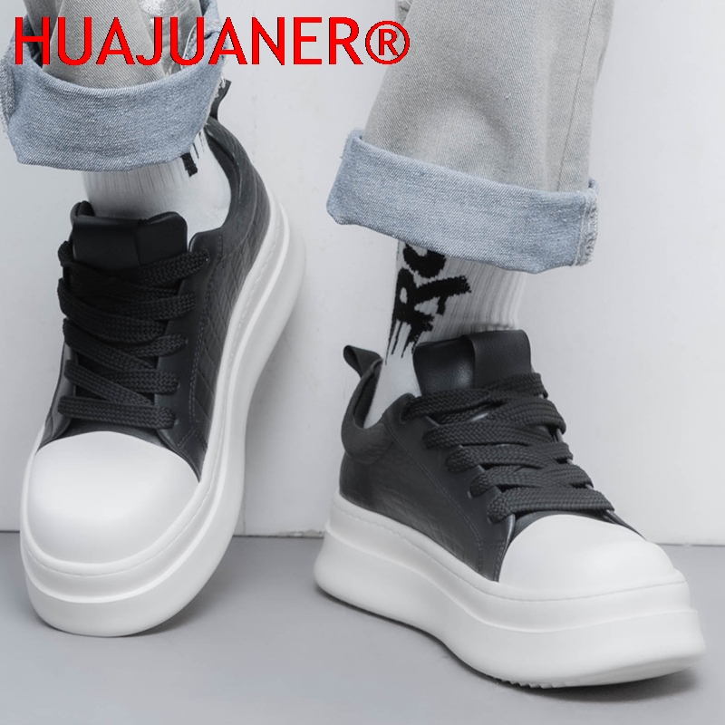 メンズレザーエレベーターシューズ 7cm隠し身長アップ 厚底 - Men'S Shoes With Height Increase のレビューと価格