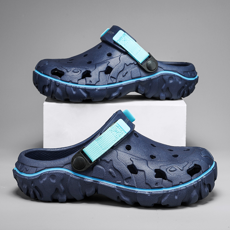 メンズサンダル 夏用クロッグ 滑り止め ビーチトレンド カジ - Men Shoes Size 46 のレビューと価格
