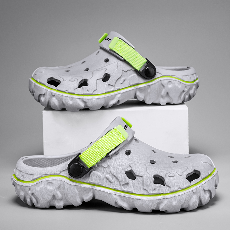 メンズサンダル 夏用クロッグ 滑り止め ビーチトレンド カジ - Men Shoes Size 46 のレビューと価格