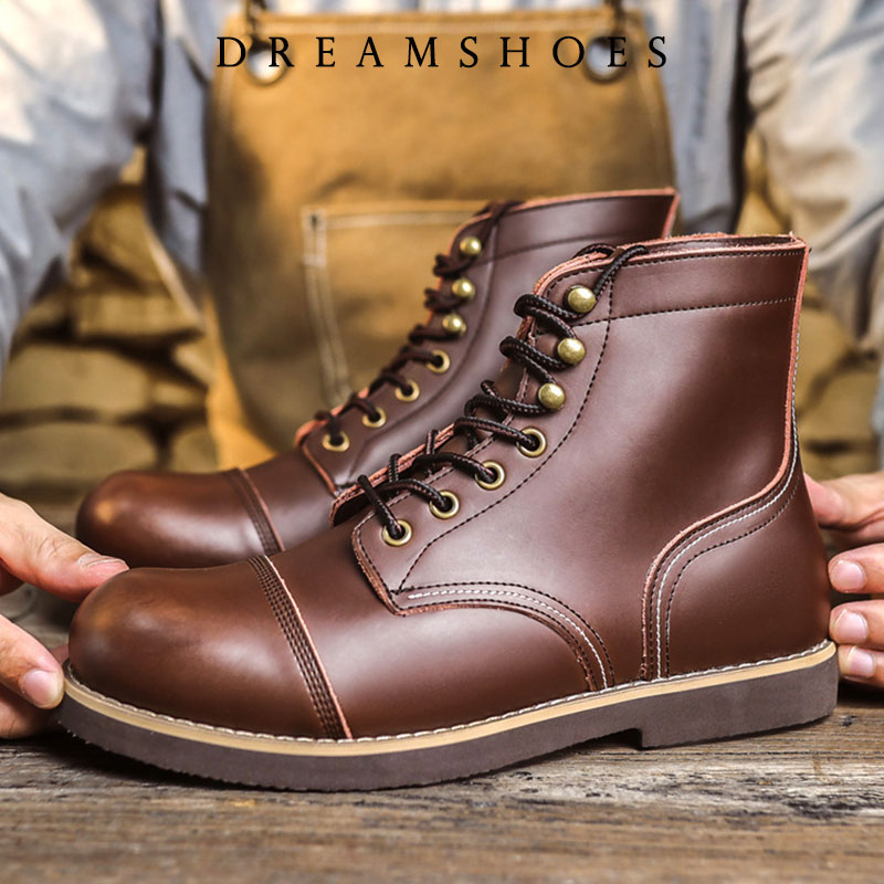 2026 新しい日本のヴィンテージデザイナー手作りツーリング - Men Shoes 2026 のレビューと価格