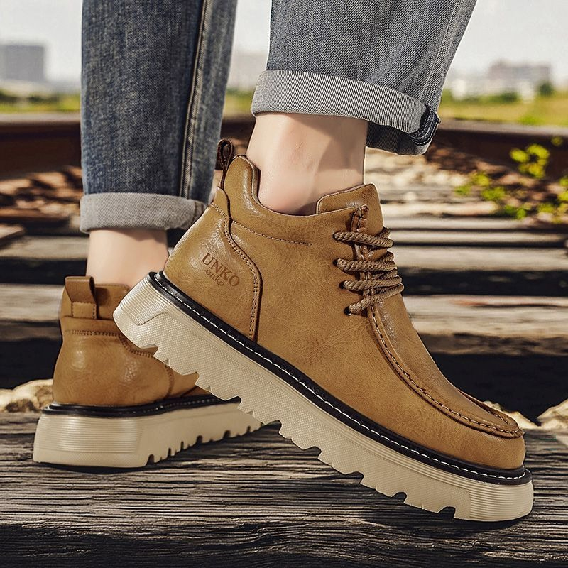 メンズ冬用チェルシーブーツ ブリティッシュスタイル 厚底 身 - Men'S Shoes With Height Increase のレビューと価格