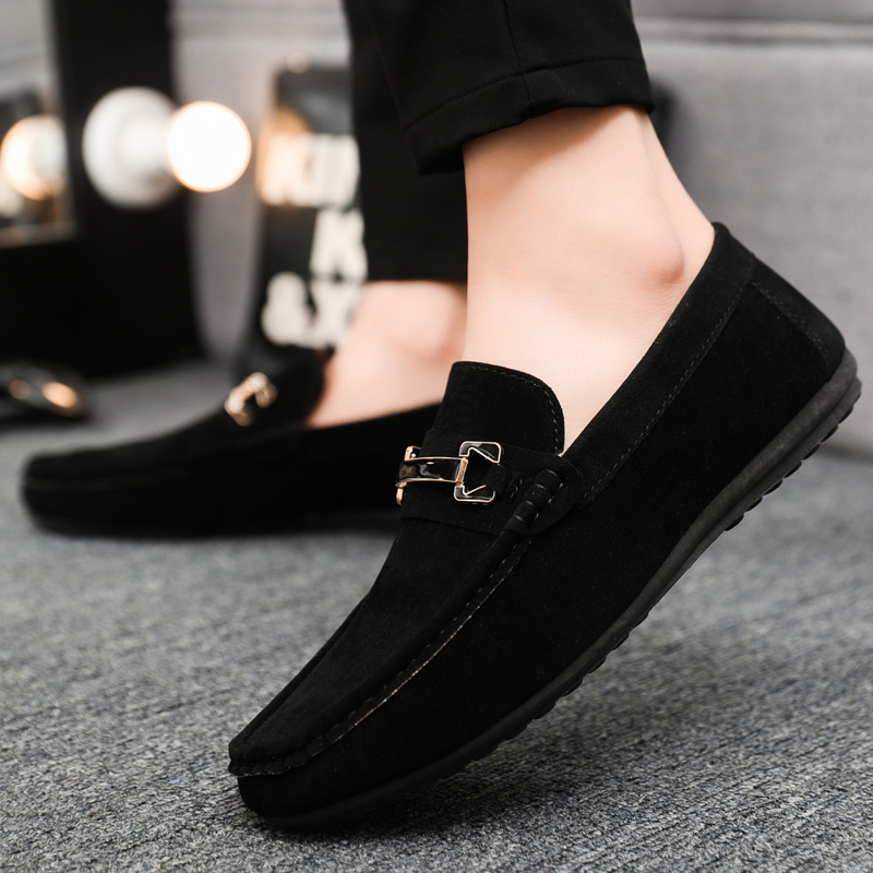 ホット販売ローファー男性用カジュアルシューズ快適なスリッポン - Men Shoes Size 46 のレビューと価格