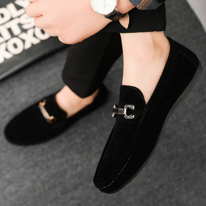 ホット販売ローファー男性用カジュアルシューズ快適なスリッポン - Men Shoes Size 46 のレビューと価格