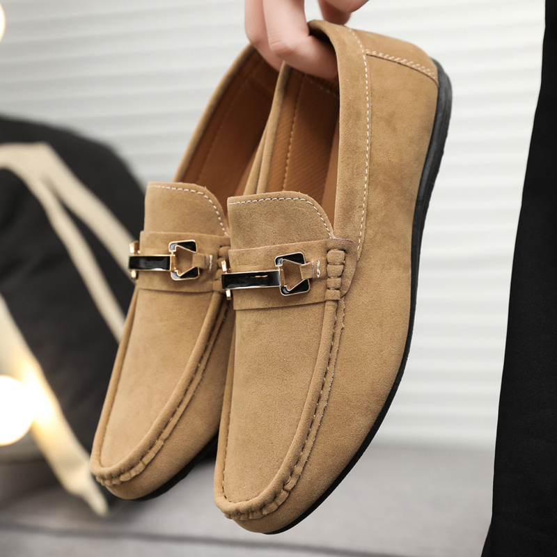 ホット販売ローファー男性用カジュアルシューズ快適なスリッポン - Men Shoes Size 46 のレビューと価格