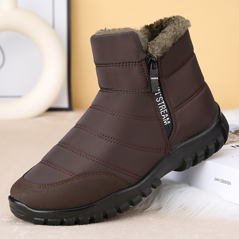 メンズアンクルスノーブーツ 防水 滑り止め カジュアルシュー - Men'S Shoes Daily Use のレビューと価格