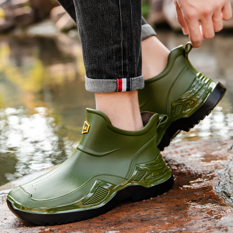 ユニセックスレインシューズアウトドアノンスリップメンズウォー - Men Shoes Size 46 のレビューと価格