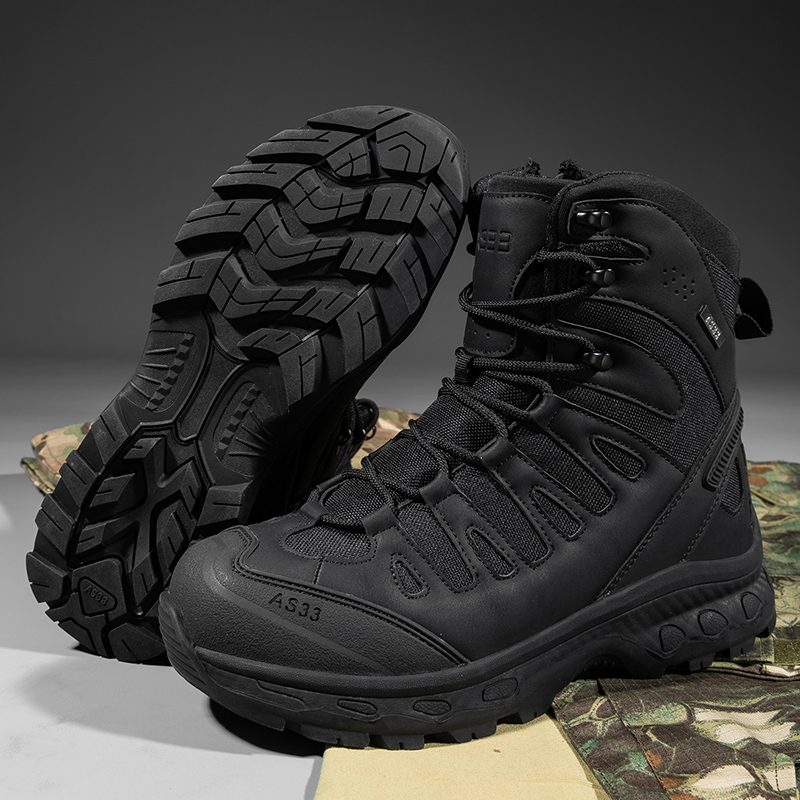新しい男性の戦術的なブーツ軍事ブランド狩猟ハイキング靴足首防 - Men Shoes Brand のレビューと価格