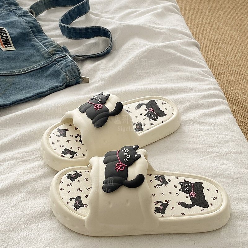 Printting かわいいクマの女性スリッパ夏屋内ソフト漫 - Flip Flop Beach Men のレビューと価格