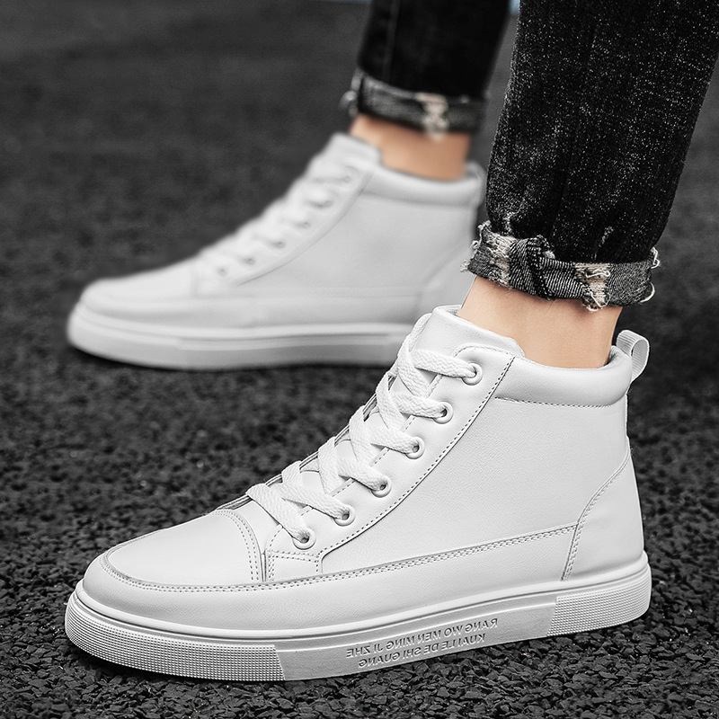 カップル秋冬新作ハイカットレッドボードシューズ男女兼用大きい - Men Shoes Size 46 のレビューと価格
