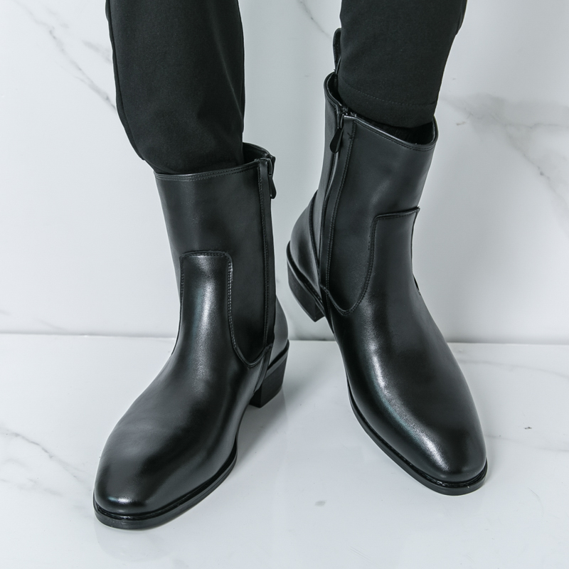 メンズ用ニューエンGLISHスタイルチェルシーロングブーツ、 - Men Shoes Brand のレビューと価格