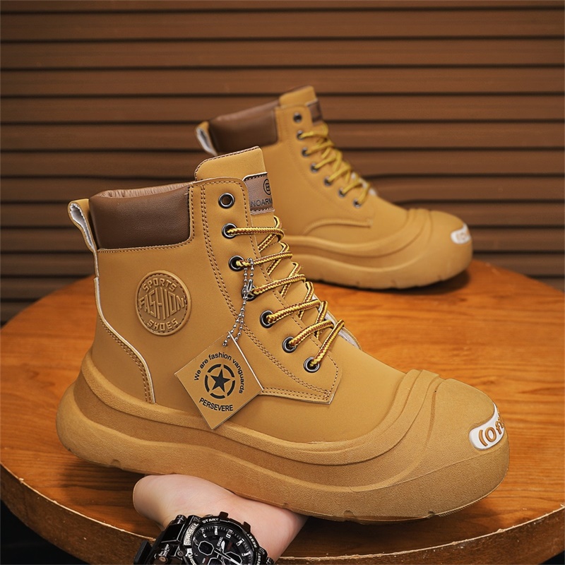 ショート丈アンクルブーツ　おしゃれで快適なハイカットメンズス - Men'S Shoes Daily Use のレビューと価格