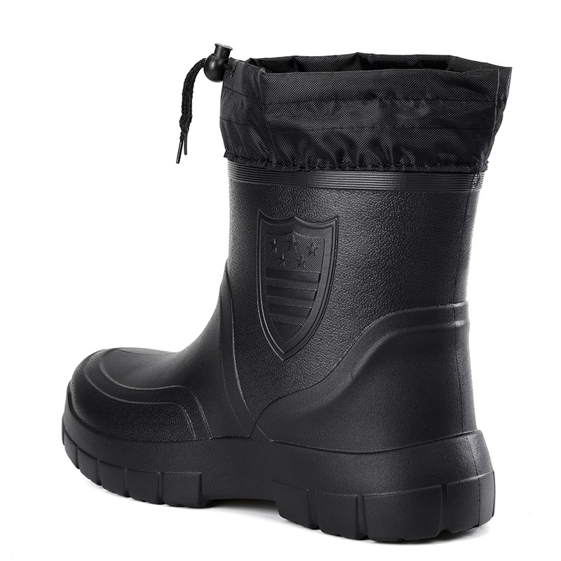 多用途メンズレインブーツ防水屋外軽量靴ベルベットファッション - Men'S Shoes Daily Use のレビューと価格