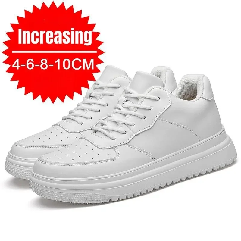 冬の新作メンズ身長アップシューズ 10cm 見えないインソー - Men Shoes Size 46 のレビューと価格