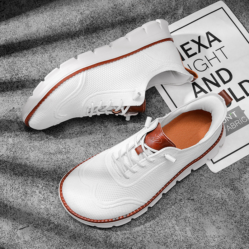 スタイリッシュなメンズワイドボックスシューズ、ベアフットシュ - Men'S Shoes Daily Use のレビューと価格