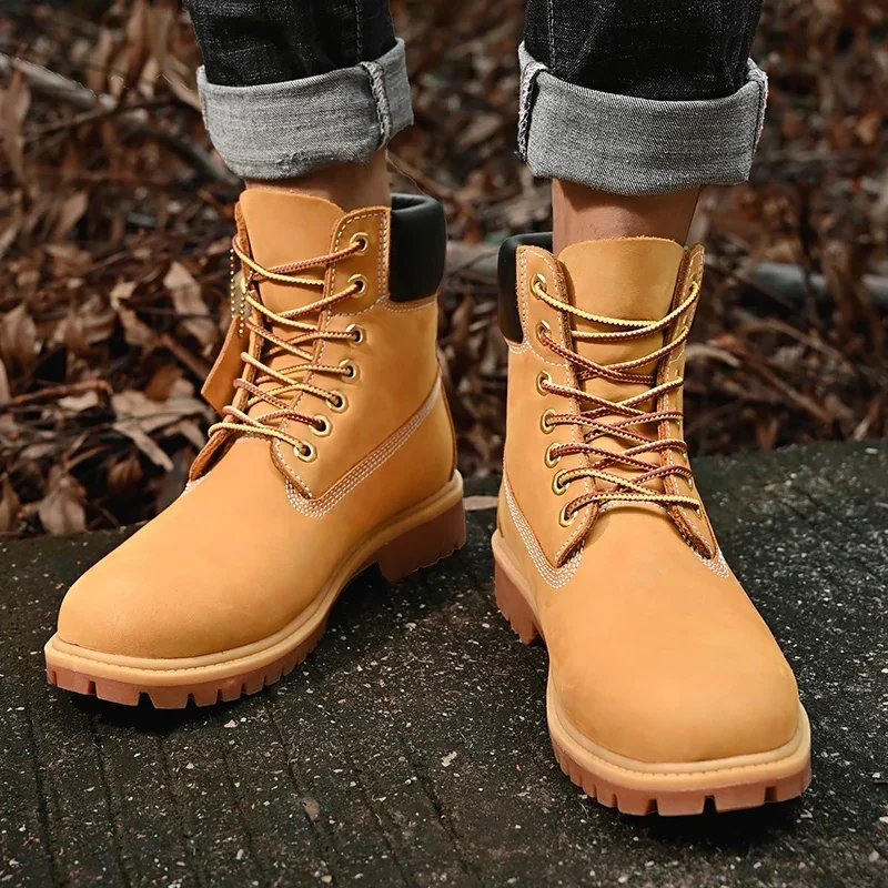 ブーツ メンズ ハイカットブーツ 高品質 レディース レザー - Men Shoes Marks のレビューと価格